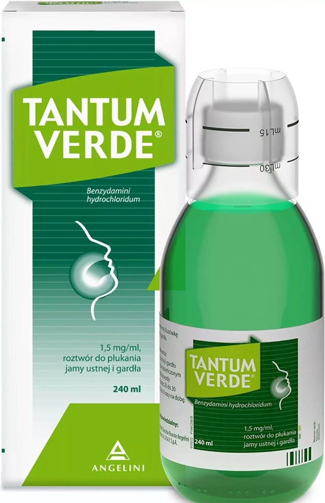 Tantum Verde Solution 240 ml – Oral Rinse Solution