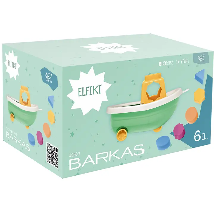 Toy Boat "Barkas" 6 el, Elfiki