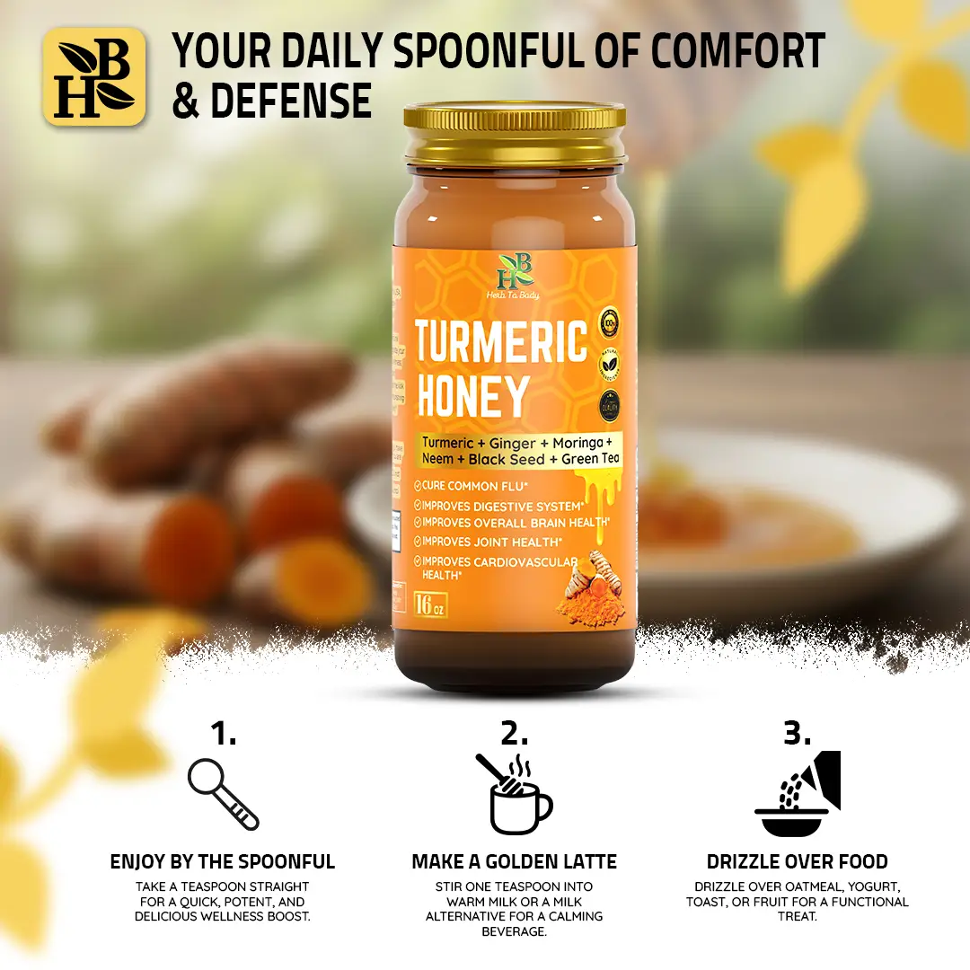 Turmeric Honey 16oz - Image 3