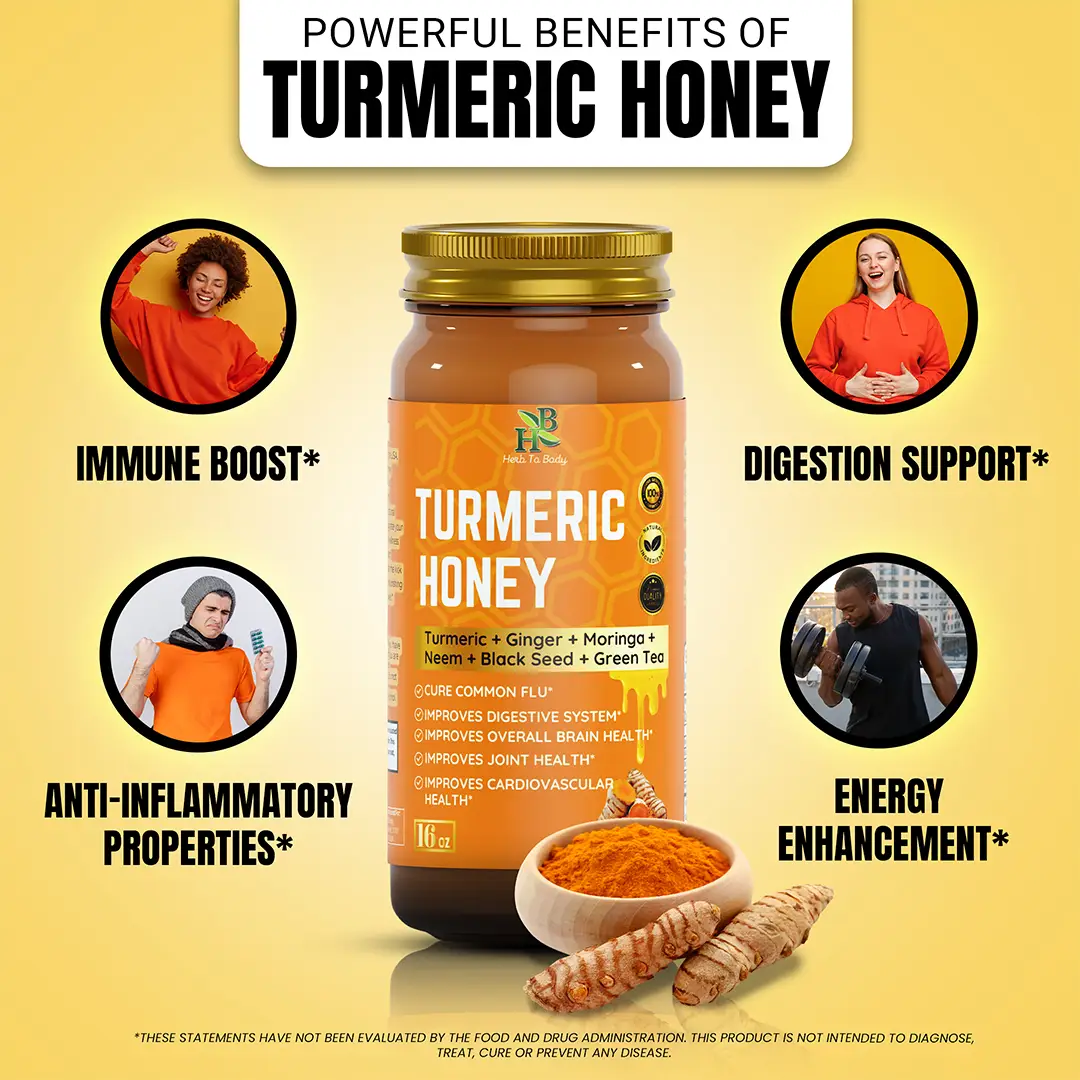 Turmeric Honey 16oz - Image 4