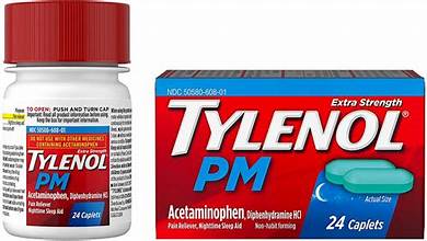 Tylenol® PM Extra Strength Pain Reliever & Sleep Aid – 24 Caplets
