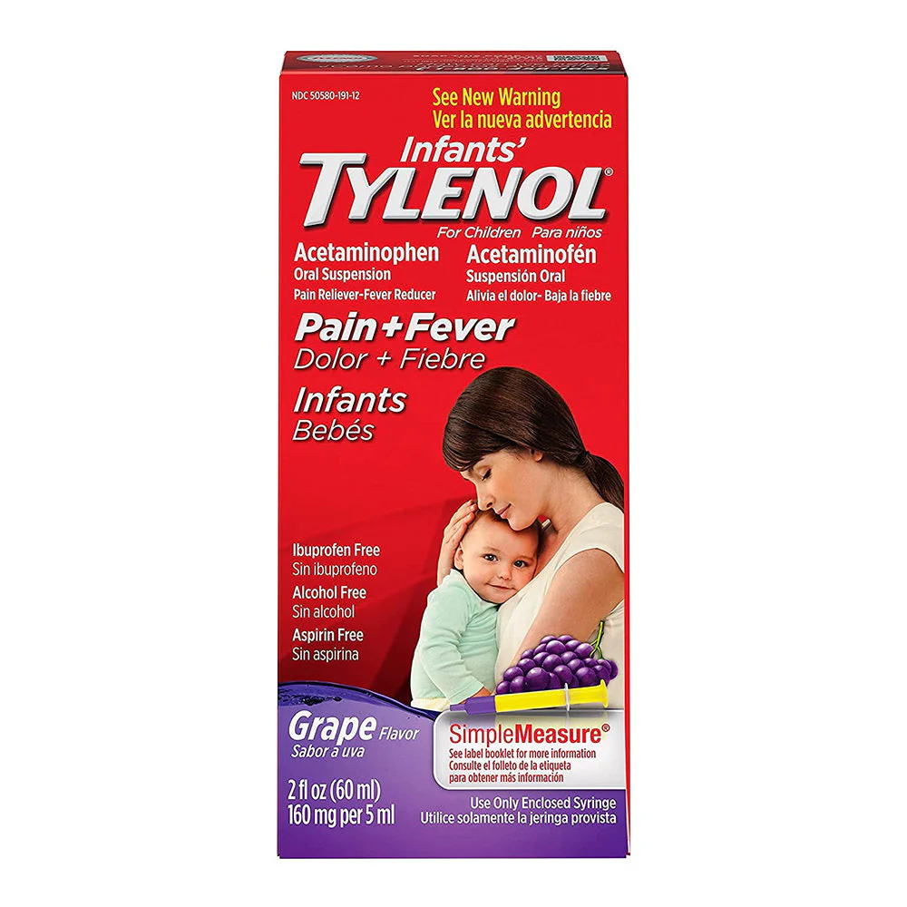 Tylenol Children's Oral Suspension 160 mg/5 mL – 60 mL - Image 3