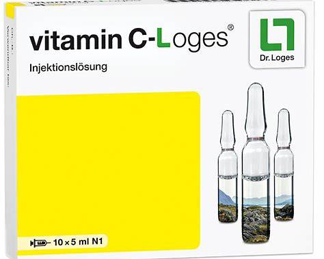 VITAMIN C-LOGES® Solution for Injection – 10 × 5 ml