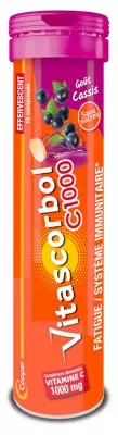 Vitascorbol 15 Effervescent Tablets Blackcurrant Flavor #15
